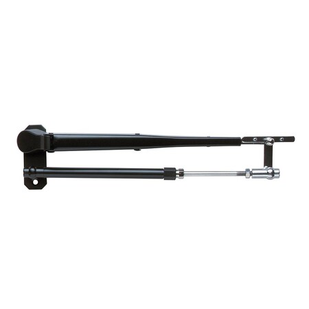 Marinco Wiper Arm, Deluxe Black Stainless Steel Pantographic - 12in-17in Adjustable 33032A